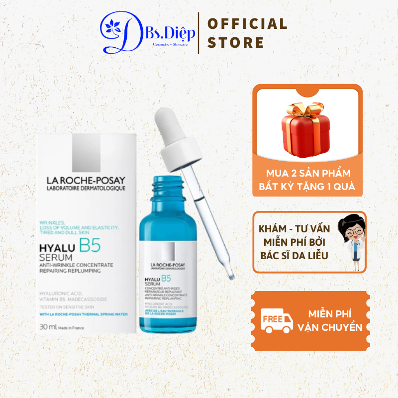 Tinh chất giúp phục hồi và tái tạo da La Roche Hyalu Serum B5 30ml
