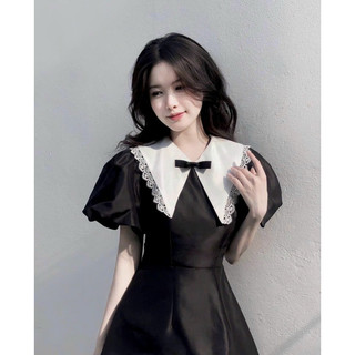 Đầm xòe chất taffta