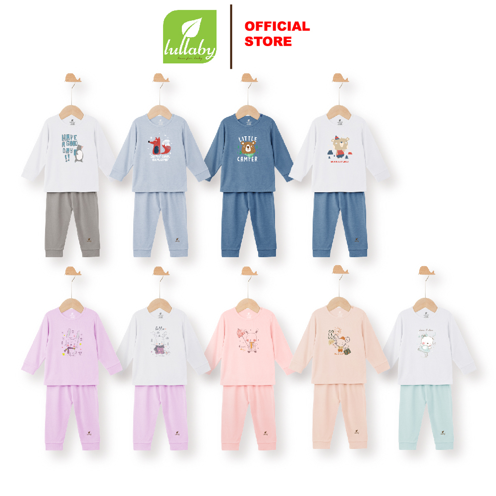 Lullaby - Bộ cài vai dài tay Bé gái NH234V