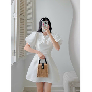Đầm xòe chất taffta