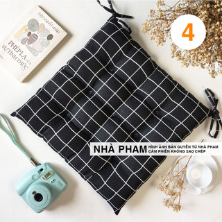 ĐỆM NGỒI BỆT HOA VĂN PATTERN HÌNH 04 (40,45,50CM)