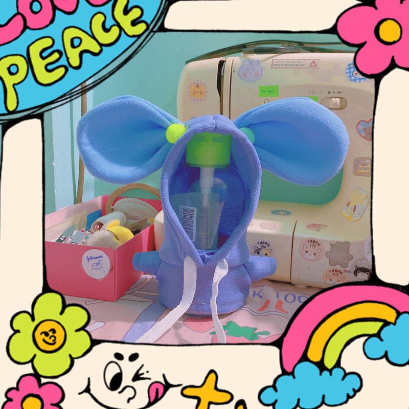 Rập giấy cố định may outfit quần áo cho doll bông size 20cm - 15cm