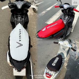 Áo trùm yên xe và bao tay honda yamaha vinfast