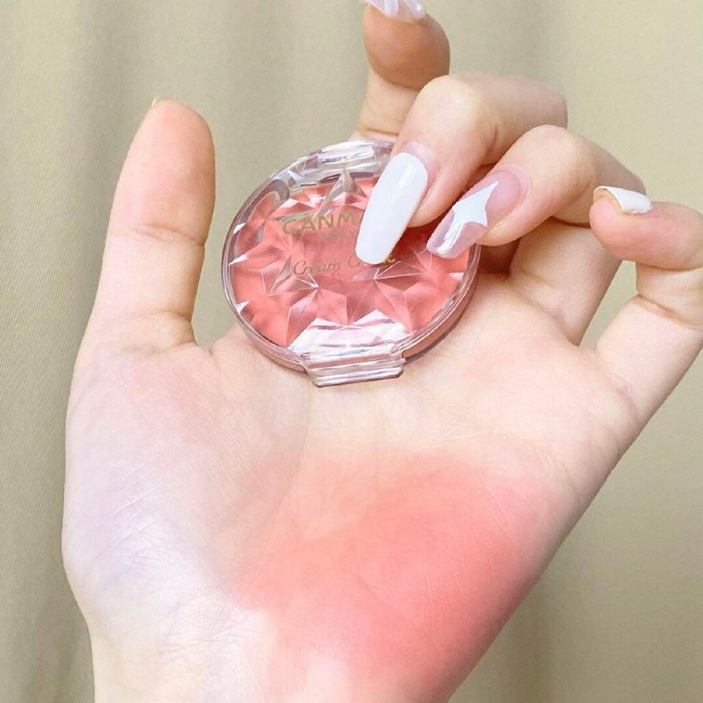 Combo Make Up Tone Hồng Đào Baby Má Hồng Kem 21 + Son Cezanne 101 Nhật Bản