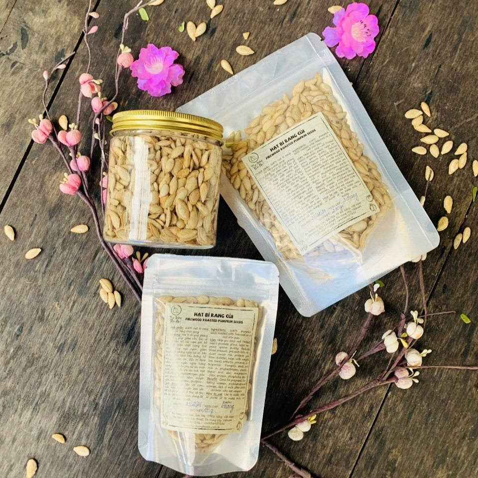 Hạt bí rang củi