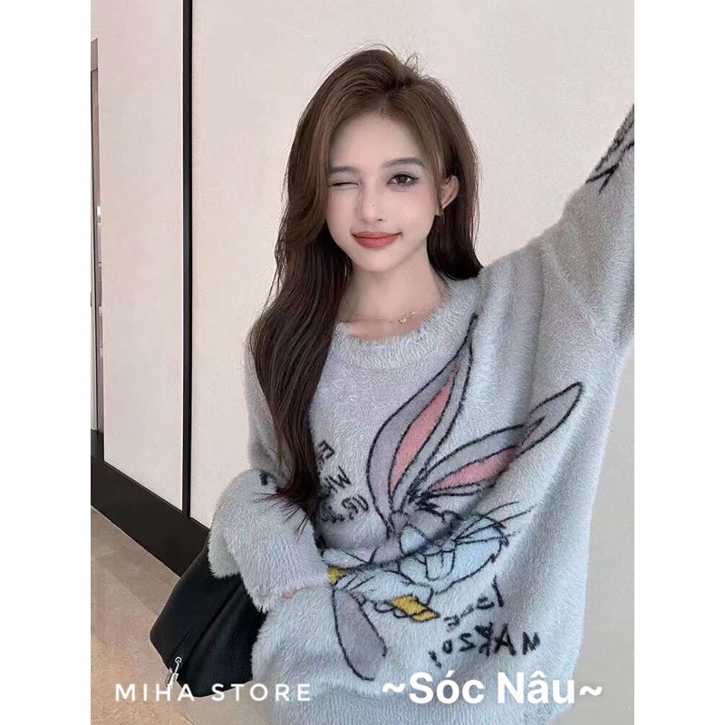 Áo len lông thỏ de marzo