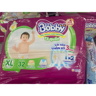 Tả Quần Bobby Diêu Thấm Khô Thoáng gói XL 32 miếng