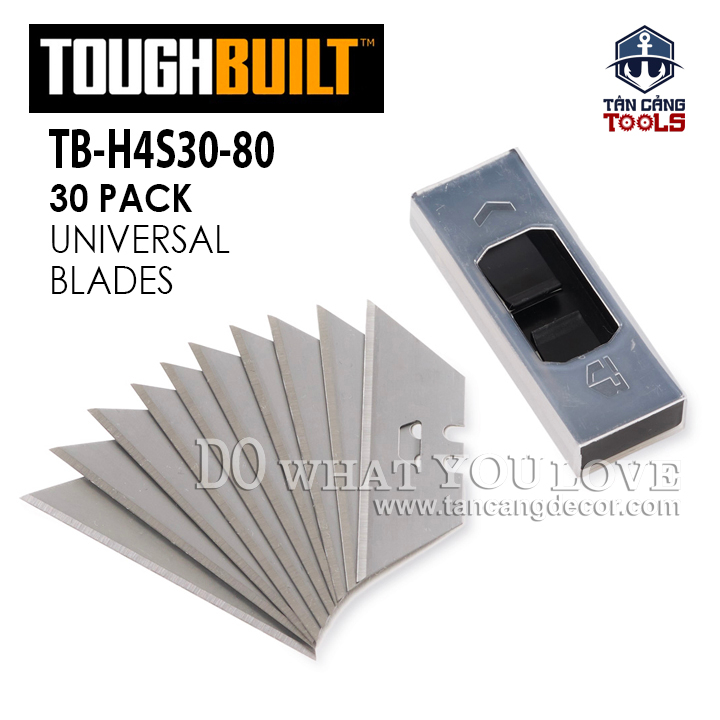 Combo 5 Lưỡi Dao Rọc Cáp Toughbuilt TB-H4S30-80