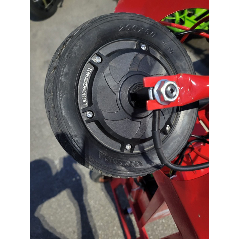 Động cơ lõi 3.5 cm đồng cực xịn, tải 150kg, 24v ,36v, 48v 8.5 inch 200x60