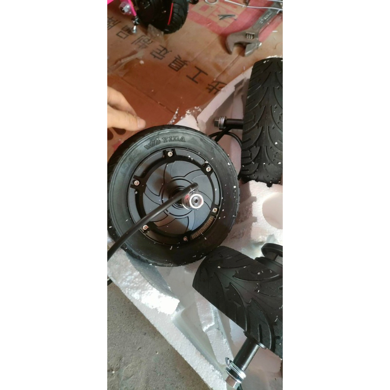 Động cơ lõi 3.5 cm đồng cực xịn, tải 150kg, 24v ,36v, 48v 8.5 inch 200x60