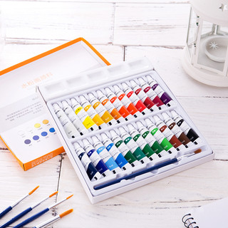  Màu nước acrylic dạng tuýp 5ml chuyên nghiệp - Vẽ vải giày tường - 12 18 24 màu 