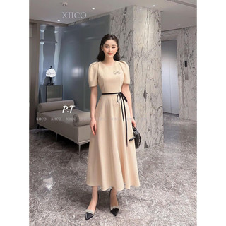 Váy đầm dự tiệc sang trọng, váy đi bàn cô dâu dáng dài trễ vai, váy chụp kỉ yếu