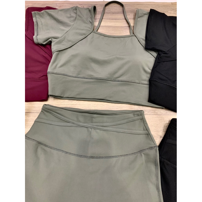 Set 9 tấc tập gym yoga 4 màu có bigsize đến 90kg