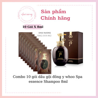 Combo 10 gói dầu gội đông y whoo Spa essence Shampoo 8ml_OHUINUONG