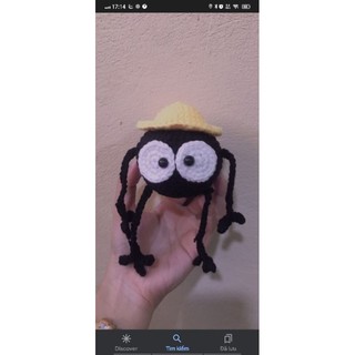 Móc khóa bồ hóng len