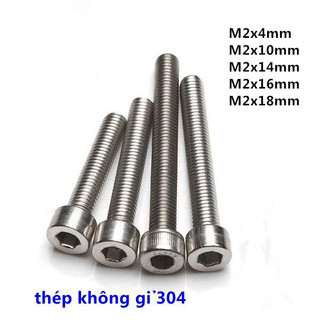 Bộ bulông lục giác chìm đầu trụ inox 304-M2(phukien303 xả hàng-có hàng sẵn)