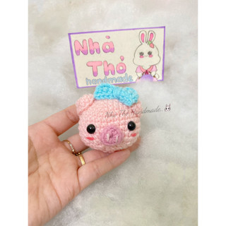 Móc khoá len con Heo Handmade 🐷🐷