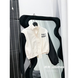 ÁO KHOÁT GIÓ CROPTOP TAY PHỐI