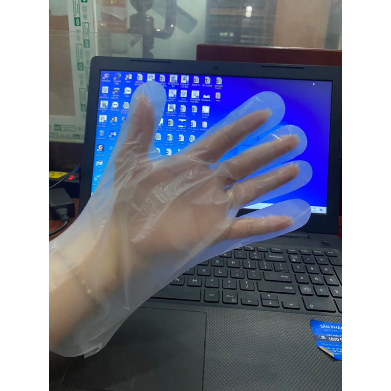 Găng tay nilon - Free Size, đóng gói 1kg  và 0,5kg