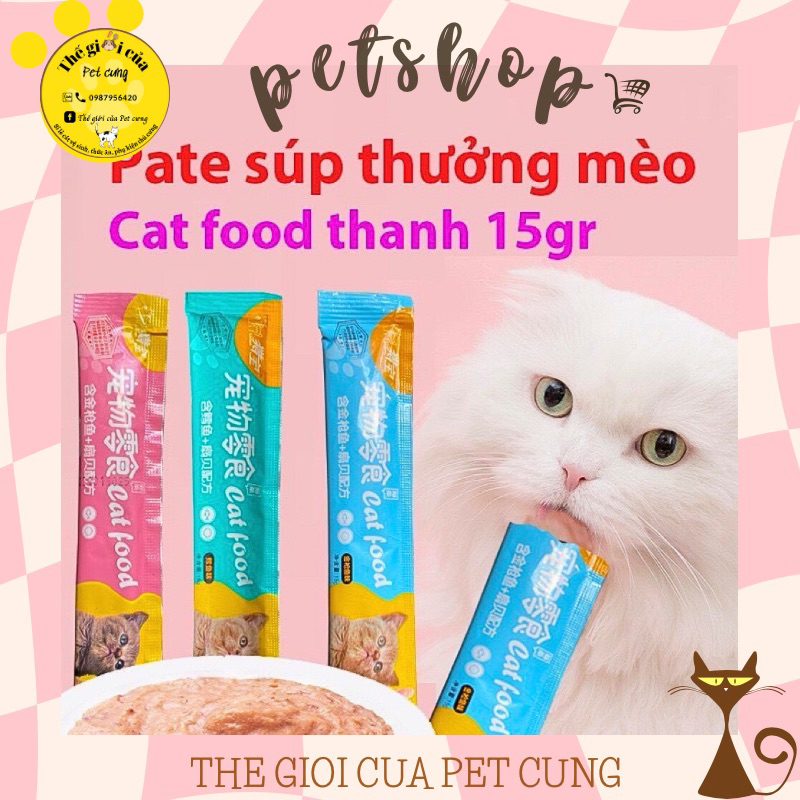 Combo 10 thanh súp thưởng cho mèo siêu ngon