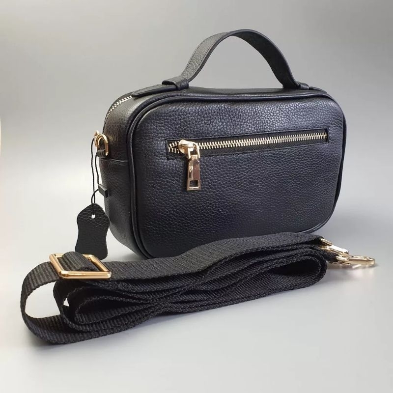 Clutch cầm tay da bò cao cấp có dây đeo