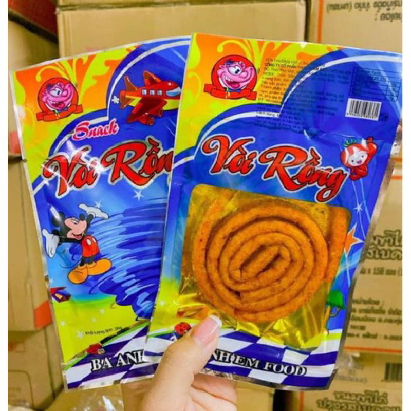 SNACK VÒI RỒNG CAY CAY ĂN VẶT TUỔI THƠ - KEMFOOD