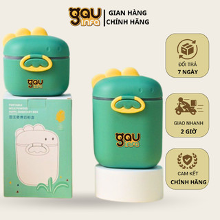 Hộp trữ sữa, đựng sữa bột, đồ khô khủng long cao cấp Gauinfa