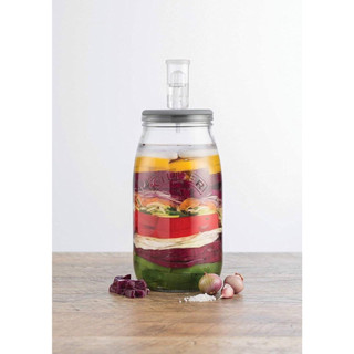 Sét hũ dưa muối thủy tinh Kilner 3l