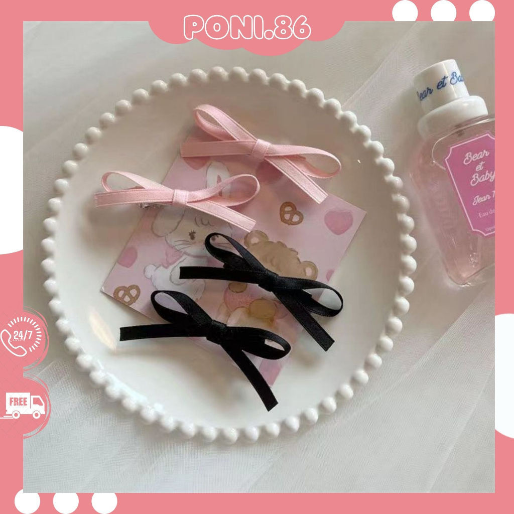 Kẹp tóc hình nơ nhỏ Jennie phối tóc tiểu thư nhẹ nhàng hottrend 2023