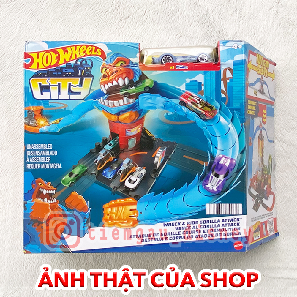 Đồ Chơi HOT WHEELS Thành phố Nemesis Gorila - HOT WHEELS City Nemesis Gorila