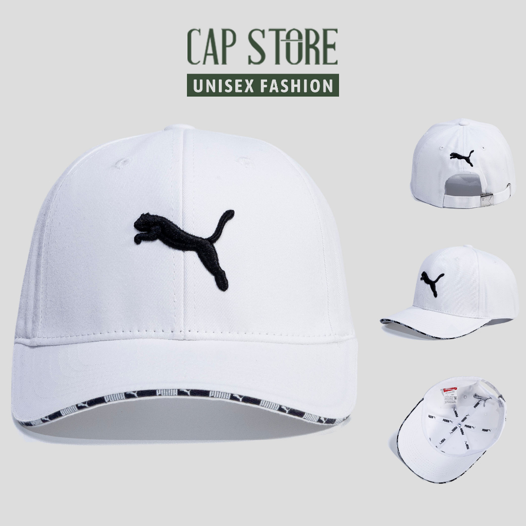 Nón nam nữ Pu.ma chính hãng - Mũ lưỡi trai thời trang xuất khẩu full tag style Hàn Quốc cao cấp Capstore [PM.01]