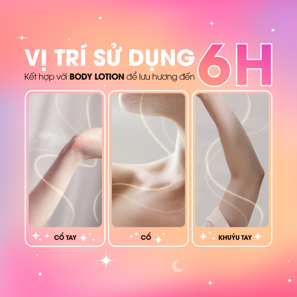 Combo bodymist nữ hẹn hò quyến rũ xịt thơm toàn thân đến 6H Money Honey, Stop & Stare, Care Free BODYMISS 30ml