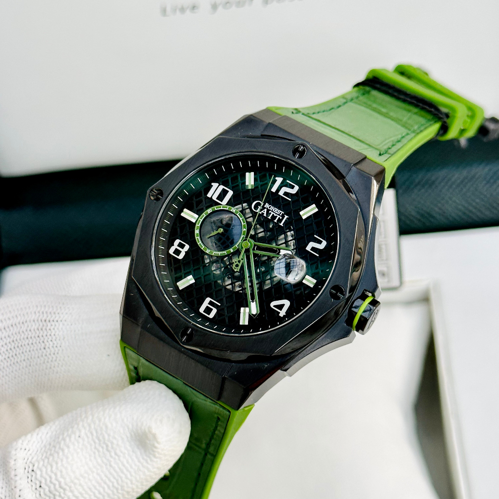 Đồng hồ nam dây da Bonest Gatti Fixed Star BG8701-B4