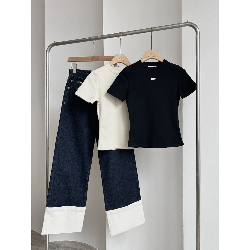 Quần jeans lật lai BASIC BAS JEANS