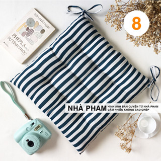  ĐỆM NGỒI BỆT HOA VĂN PATTERN HÌNH 08  40,45,50CM  