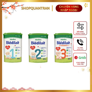 Sữa Bledilait Pháp Số 1, 2, 3, 4 (Date mới) Hộp 900G Chính Hãng Giá Tốt