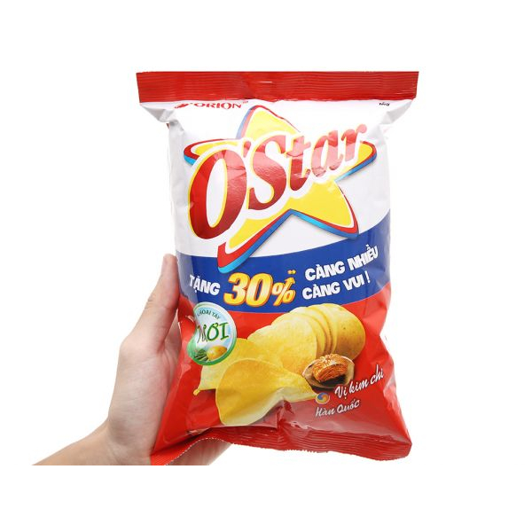 Bánh Snack Khoai Tây Ostar vị Kim Chi Hàn Quốc