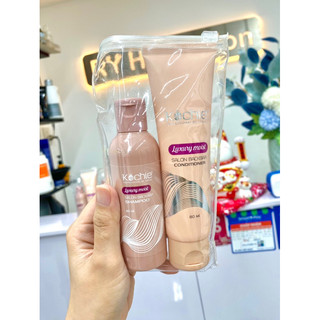 Bộ dầu gội & dầu xả dành cho tóc yếu kochie 80ml