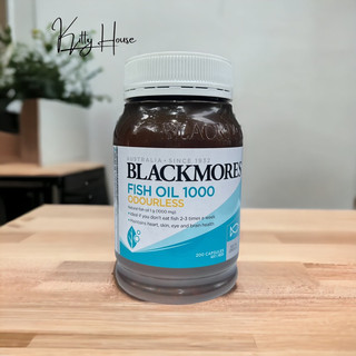 BLACKMORES FISH OIL 1000mg ODOURLESS LỌ 200 VIÊN CHÍNH HÃNG