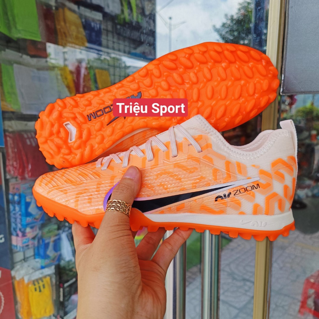 Giày đá bóng Mercurial Vapor 15 Pro Air zoom Khâu đế + hộp+ túi rút + tất