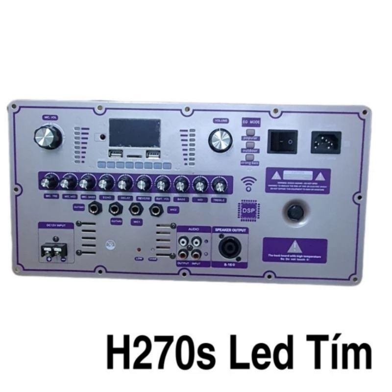 Mạch 2 kênh reverb độ 600 x2 đánh 4 loa 40 19x38