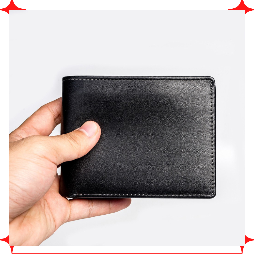 Ví Nam Da Bò Cao Cấp - Bóp Nam Tặng Kèm Hộp Dùng Làm Quà Tặng Racadoy - TRONBO