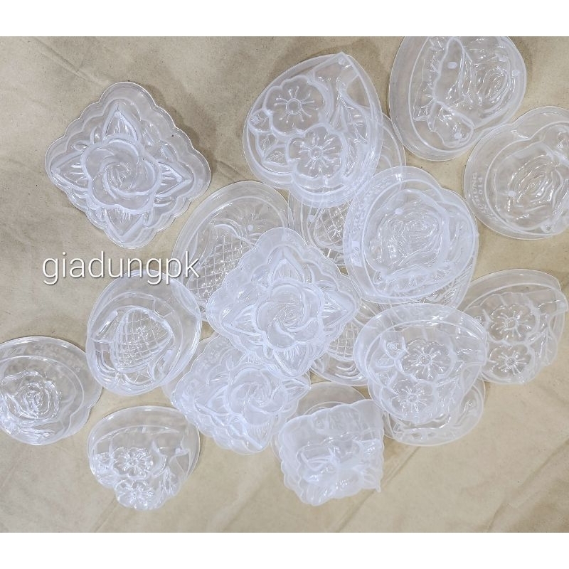 Khuôn rau câu mini 8cm nhiều hình xinh xắn giá siêu rẻ