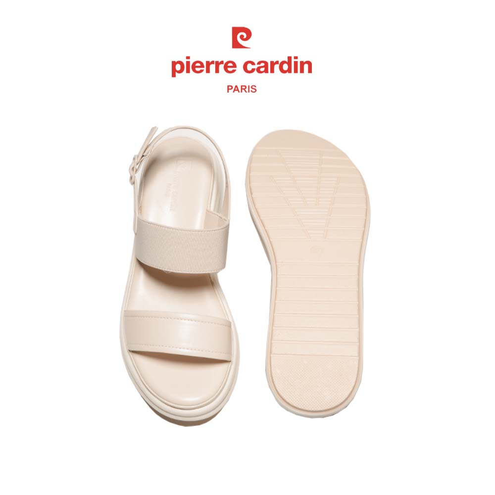 Sandal nữ Pierre Cardin, chất liệu da cao cấp, quai hậu thời trang, đế cao 7cm - 232