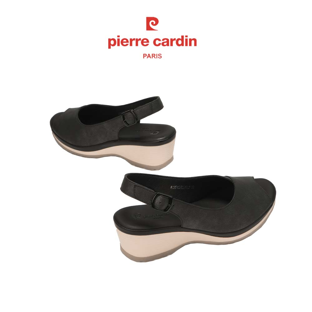 [NEW] Sandal nữ cao cấp Pierre Cardin, chất liệu da mềm mại, đế cao 5cm - 237