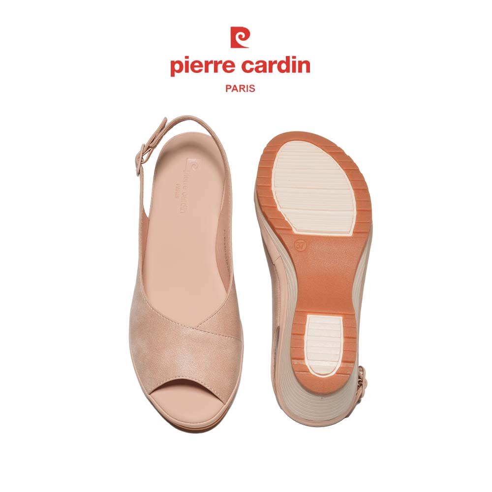 [NEW] Sandal nữ cao cấp Pierre Cardin, chất liệu da mềm mại, đế cao 5cm - 237