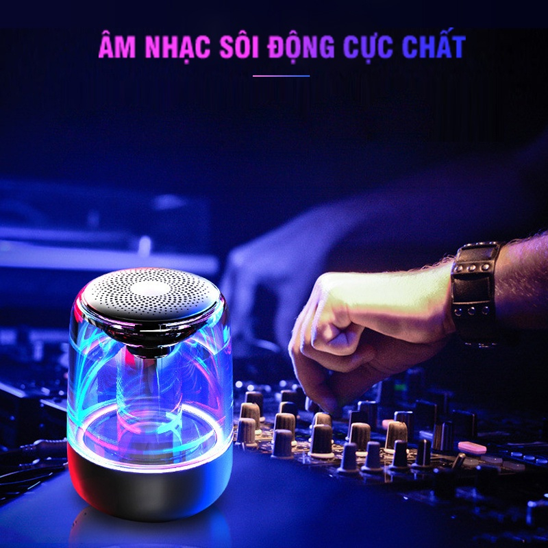 Loa bluetooth L30, Loa nghe nhạc bluetooth Harman Kardon kiêm đèn LED RGB trong suất đổi màu công suất lớn pin trâu âm t
