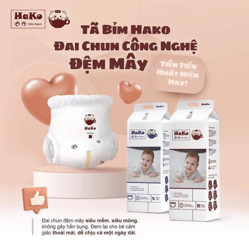 TÃ BỈM HAKO XUẤT NHẬT M50/L50/XL50/XXL50/3XL50/4XL50/5XL50