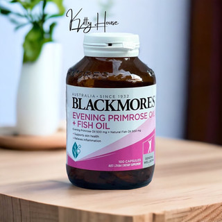 Viên uống hoa anh thảo kết hợp dầu cá Blackmores Evening Primrose oil + Fish Oil lọ 100V
