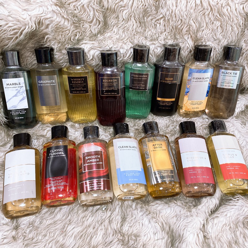 Tắm và xịt khử mùi nam Bath& body works về đủ mẫu